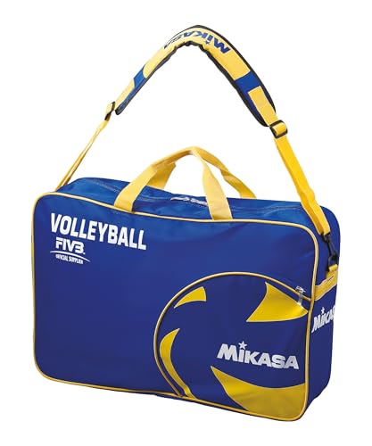 ミカサ(MIKASA) バレーボールバッグ 6個入れ ブルー(ボールデザイン入) AC-BG260W-BL