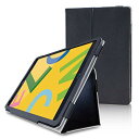 エレコム iPad 10.2 第9/8/7世代 (2021/2020/2019年) ケース ソフトレザー 2アングル 軽量 ブラック TB-A1