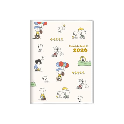 サンスター文具(Sun-Star Stationery) スヌーピー 手帳 2026年 月間 A6 チラシ S2959062