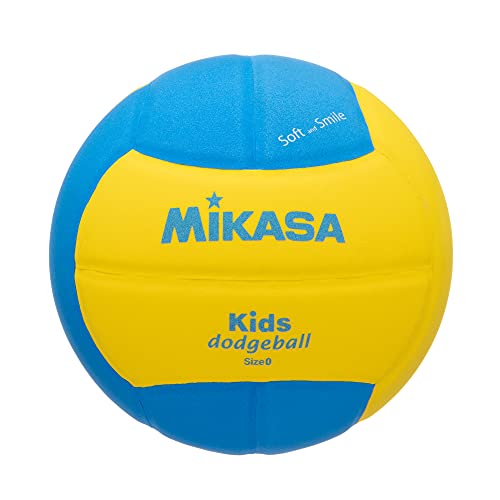ミカサ(MIKASA) スマイルドッジボール 0号(幼児~小学生向け) 150g 黄/青 SD00-YBL 推奨内圧0.10~0.15(kgf/