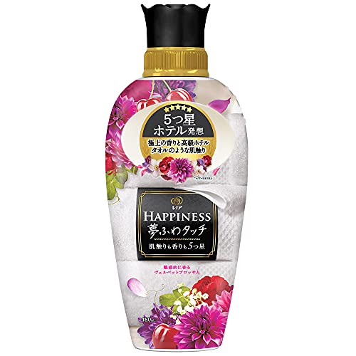 レノアハピネス 夢ふわタッチ 柔軟剤 ヴェルベットブロッサム&フローラル 本体 480mL