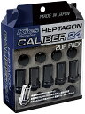 協永産業 HEPTAGON CALIBER 24 M12×P1.25 個数:20P ブラック HPC03K