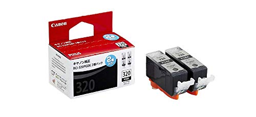 Rakuten - キヤノン Canon 純正 インクカートリッジ BCI-320 ブラック 2個パック BCI-320PGBK2P 小