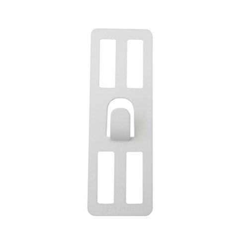 若林製作所(Wakabayashi) 壁美人 ステンレス鋼 ホチキスで取付壁掛けフック 石膏ボード用固定金具 P-4 ホワイト 痕が目立たない