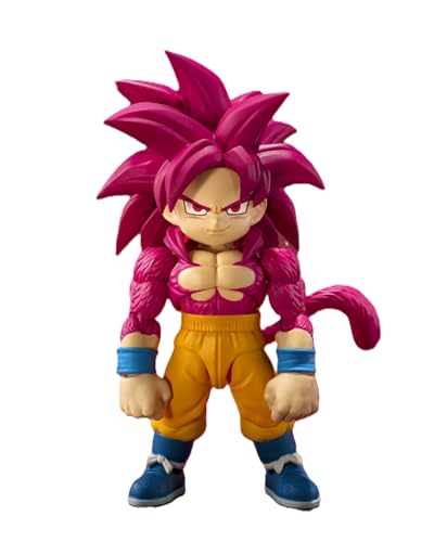 乐天商城 - S.H.Figuarts スーパーサイヤ人4孫悟空(ミニ)-DAIMA- PVC＆ABS製 約80mm 塗装済みフィギュア