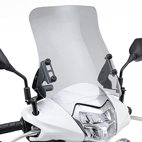 デイトナ(Daytona) バイク用 スクリーン クランプバー付き リード125(13-23)専用 ウインドシールド RSシリーズ ロング クリ