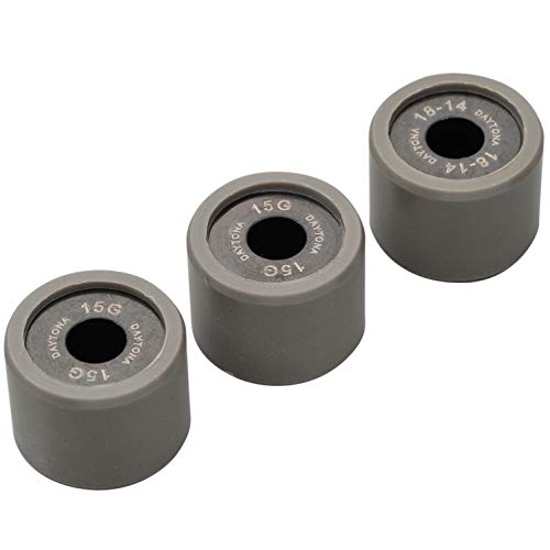 デイトナ(Daytona) バイク用 DWR ウエイトローラー φ18×14mm 15.0g 方向指定なし 3個セット 90444