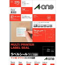 エーワン ラベルシール 宛名 ラベル 用紙 角丸 18面 15シート 28466