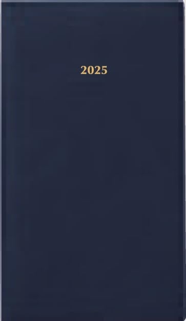 樂天商城 - 生産性手帳　2025年　マンスリー　パーソナル　ブルー　No．1　（2024年12月始まり）