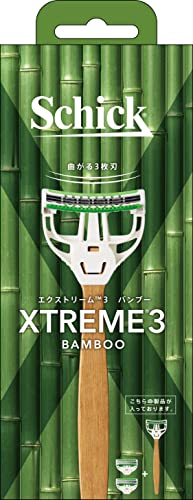 エクストリーム3 バンブー(刃付き+替刃2コ) 髭剃り カミソリ