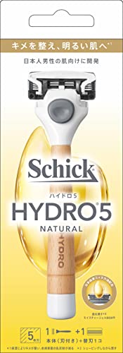 Schick(シック) シック Schick ハイドロ5ナチュラル ホルダー(刃付き+替刃1コ) ベージュ