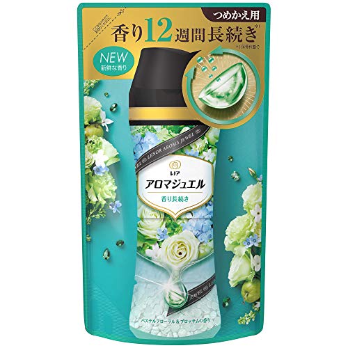 レノア ハピネス アロマジュエル 香りづけ専用ビーズ ヘビロテ服も新鮮な香り長続き パステルフローラル&ブロッサム 詰め替え 415mL