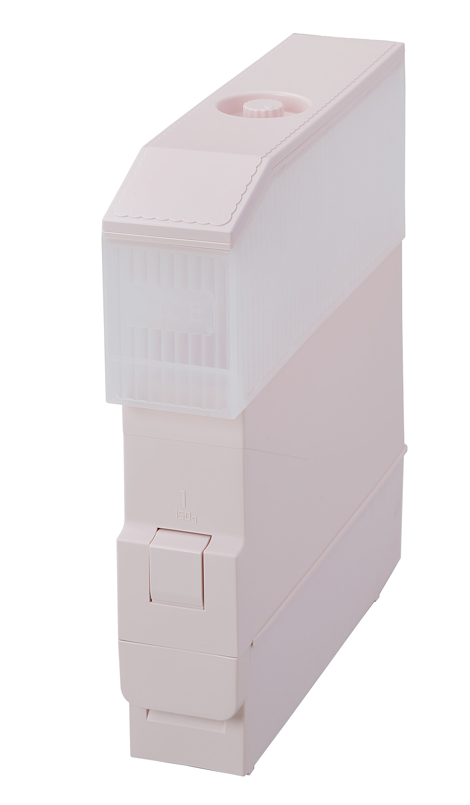 エムケー精工(MK Seiko) (MK精工) 米びつ スリムエース 幅10×高さ45cm ピンク RC-06SP