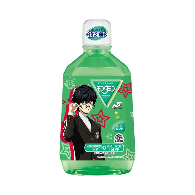 モンダミン ペパーミント ペルソナ コラボ デザインver. (ペルソナ5 主人公) P5 [1080mL] ミントの香りですっきり清潔 マウス