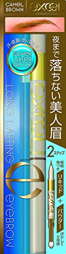 樂天商城 - excel(エクセル) エクセル ロングラスティングアイブロウ LT02 キャメルブラウン アイブロウ リキッド 落ちないアイブロウ 眉毛