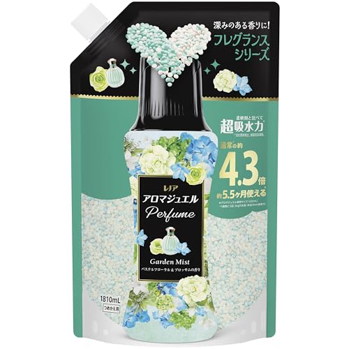 樂天商城 - レノア アロマジュエル Perfume お洗濯の香り付けビーズ パステルフローラル＆ブロッサムの香り 詰め替え 1810mL [大容量]
