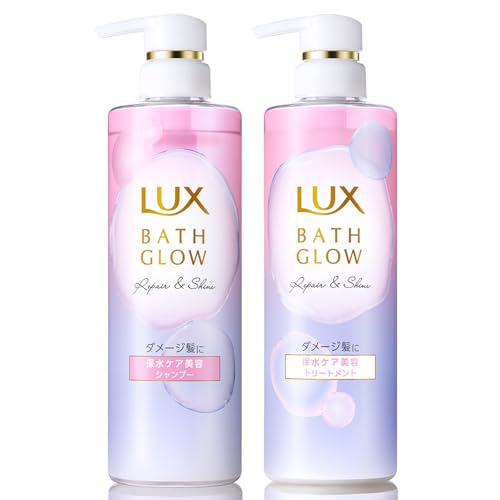 セット買いLUX(ラックス)バスグロウ リペアアンドシャイン シャンプー コンディショナー(トリートメント) ポンプ セット 各490g 保水美 セット買いLUX(ラックス)バスグロウ リペアアンドシャイン シャンプー コンディショナー(トリートメント) ポンプ セット 各490g 保水美