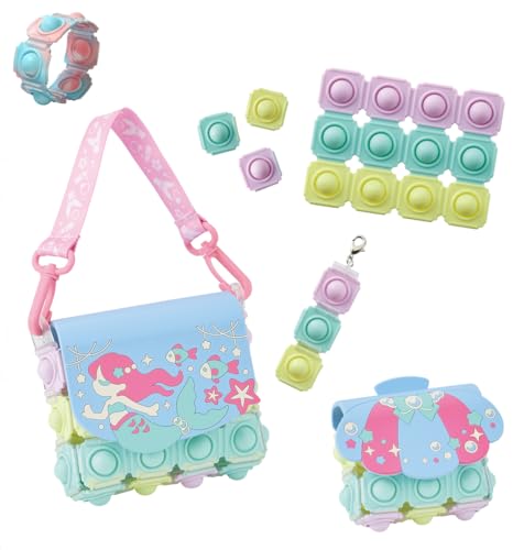  Push Pop Life アクアマーメイドバッグセット(特典:マーブル柄ブレスレットが作れるキット付)