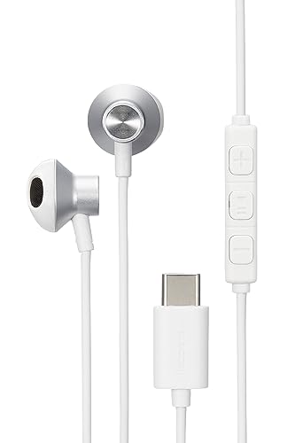 エレコム Type-C イヤホン マイク付き 通話可・音声調整可 タイプC セミオープン型 インナーイヤータイプ 有線 音声と映像のズレなし リ