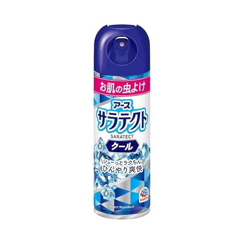 サラテクトクール 虫よけスプレー ひんやり 200ml 携帯用 虫除けスプレー 肌 蚊 ブヨ トコジラミ 忌避 キャンプ アウトドア 防除用医薬