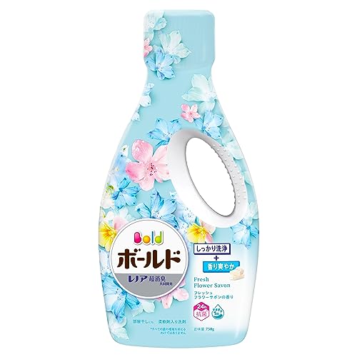 ボールド ジェル 洗濯洗剤 液体 フレッシュフラワーサボン 本体 750g