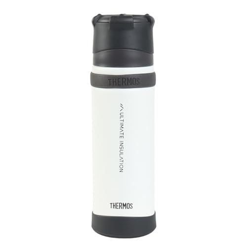 ホワイト/500 ml/FFX-502・Color:ホワイト・容量 0.5L（500ml）・保温効力 77度以上（6時間）/ 保冷効力 10度以下（6時間）・口径 約3.6cm・本体寸法 幅7.0×奥行7.0×高さ23.5cm / 本体重量 約0.28kg●素材:内びんステンレス鋼 胴部ステンレス鋼(アクリル樹脂塗装) コップポリプロピレン/熱可塑性エラストマー 中栓ポリプロピレン(発泡ポリプロピレン内蔵) 内部栓パッキン 外部栓パッキン ボディリング 底カバーシリコーンゴム ●マレーシア製 ●メーカーカラー表記:スノーホワイト ●サイズ(cm):7.0×7.0×23.5 ●容量(ml):500 ●重量(g):約280 ●口径(cm):約3.6 ●保冷効力(時間):10度以下(6時間) ●保温効力(時間):77度以下(6時間) ●山専用ボトル ●NON-SLIP CUP:優れたグリップ性。まわしやすい。ザックから取り出しやすい。 ●EASY-OPENING STOPPER:まわしやすくて注ぎやすい。お手入れしやすい。 ●BODY RING:グローブでもつかみやすい。 ●BOTTOM COVER:衝撃に強い。取り外しOK。 商品の購入にあたっての注意事項 一部商品において弊社カラー表記がメーカーカラー表記と異なる場合があります。 ブラウザやお使いのモニター環境により、掲載画像と実際の商品の色味が若干異なる場合があります。 掲載の価格・製品のパッケージ・デザイン・仕様について、予告なく変更することがあります。あらかじめご了承ください。 サーモス THERMOS エルブレス ヴィクトリア ビクトリア Victoria L-Breath クーラー 水筒 ウォーターボトル ドリンクボトル 保冷 保温 白 ホワイト アウトドア レジャー スポーツ 運動会 部活 キャンプ トレッキング 登山 ハイキング フェス 普段使い タウンユース 旅行 トラベル 2026_hst