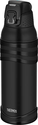 ワンタッチマットブラック/1000 ml/FJC-1001 MTBK・Size:1000 mlColor:マットブラック・パッケージ個数:1・サイズ(約):8.5×8.5×28cm、本体重量(約):0.4kg・素材・材質:内びん/ステンレス鋼、胴部/ステンレス鋼（アクリル樹脂塗装）/ フタ・キャップ本体/ポリプロピレン、フタパッキン/シリコーンゴム、シールパッキン/シリコーンゴム、ボディリング/シリコーンゴム、ソコカバー/シリコーンゴム・生産国:マレーシア・保冷効力:9度以下（6時間）保冷専用・スポーツ飲料OK●大人向けスポーツボトルの1Lサイズ ●ステンレス製魔法びん構造だから高い保冷力 (保冷専用) ●ジムでの運動や、ランニングに ●衝撃から底を守るソコカバー付き ●ふたはワンタッチオープン。ロックされているのがすぐ分かる、ツートンカラーのロックリング ●大きな氷が入るワイドな口径 ●丸洗いOK (本体は水中に放置しないこと) ●バッグに入れやすいコンパクトサイズ