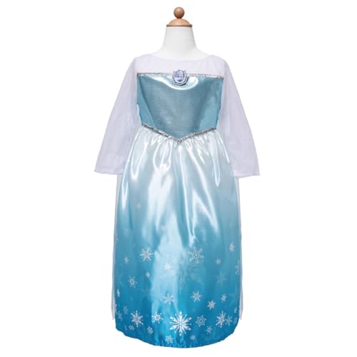ドレスエルサ/100〜110cm/-・Color:エルサ・(C) Disney・電池は使用しません。憧れのエルサになれる、ディズニー公式ドレスセット。 ドレスの他にケープ、ポシェット、ヘアリボンが入ったギフトセット。 エルサの魅力がぎゅっとつまったドレスセットでプリンセス気分 ・映画『アナと雪の女王』のエルサをイメージしたドレス。 ・胸元のエルサのイラスト入りキラキラブローチがポイント ・背中のマントがエレガント。 ・アクセサリー付きリボンでヘアアレンジして、雪柄のケープとオラフのポーチをつけて、おでかけしましょ ・お誕生日やお友達とのパーティーやハロウィン、特別なおでかけにもおすすめです。 ・対象サイズ:100〜110cm 洗濯はできません セット内容ドレス（ブローチ付き）(1) ケープ(1) ポシェット(1) ヘアリボン(1)