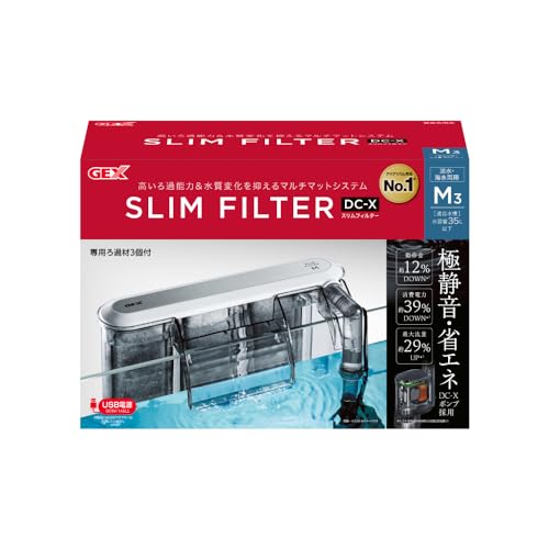 ジェックス スリムフィルター クリア 魚 M サイズ