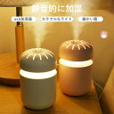usb加湿器 卓上用ベッドルーム用 多いミスト量 静音 usb加湿器 広い範囲を加湿 300ML大容量 長時間持続的に保湿