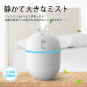 部屋 省エネ 長時間連続稼働 空気清浄 上部給水タイプ 加湿器 超音波式 220MLの大容量 静音加湿器 卓上 加湿器
