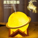 静音 噴霧保湿 3色のムードライトで照明 大容量 卓上用 家庭用 仕事用 usb充電 星型加湿器 お買い物マラソン【P5倍】新品