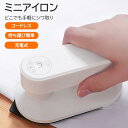 コンパクト 湿乾両用 ハンガーアイロン アイロン機 スチーマー 手持ち 旅行用 ポータブル アイロン 充電 無線 ミニ
