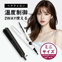 ミニ アイロン コテ ストレートアイロン ミニ 乾湿両用 USB式+コード 2way 急速加熱 【在庫僅少!】ヘアアイロン