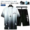 セットアップ 半袖 Tシャツ スポーツウェア 上下セット ドライ セットアップ 速乾 涼しい 上下 冷感 ジャージ ハーフパンツ