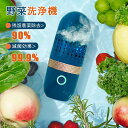 野菜洗浄機 水の中に入れるだけで洗浄 食品浄化機 野菜グリーン用キッチンフルーツ洗浄機