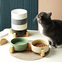 ペ おしゃれ ペット食器 セラミック 水飲み 高さ 食べやすい 食器 水入れ 陶器 セット 食器台 フードボウル*1 犬