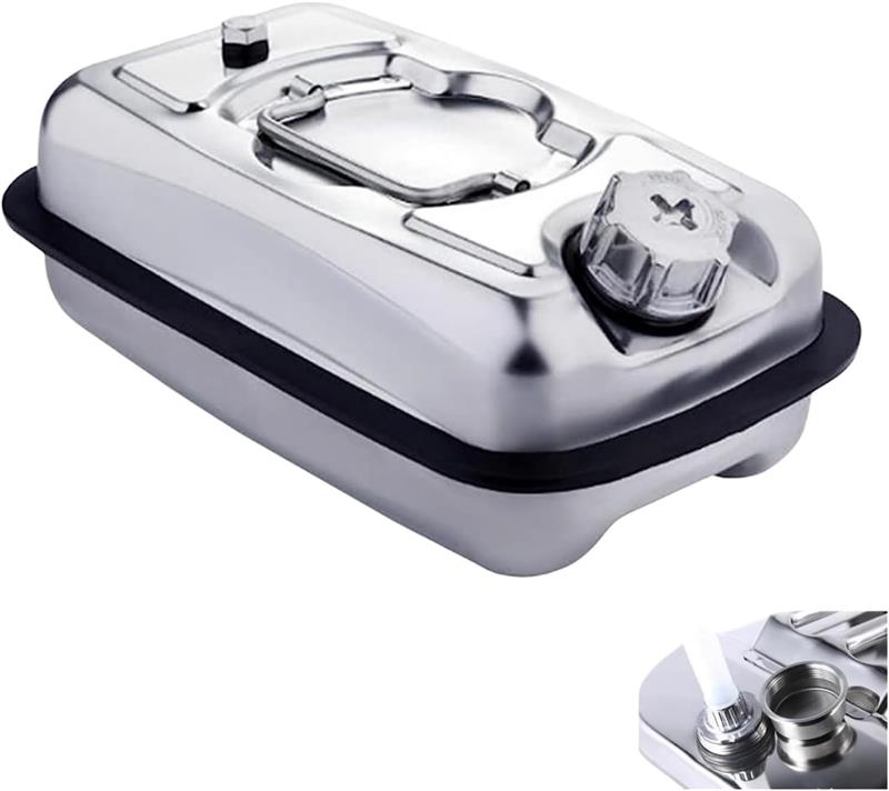 ガソリン携行缶 304ステンレス 車用燃料タンク ポータブルジェリカン 緊急用携行缶 軽量 持ち運び便利 車