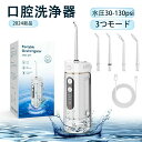 歯間ジェット洗浄 携帯型 充電式 家庭 替えノズル4本 7防水 180 4段階強度調整可能 3種類モード
