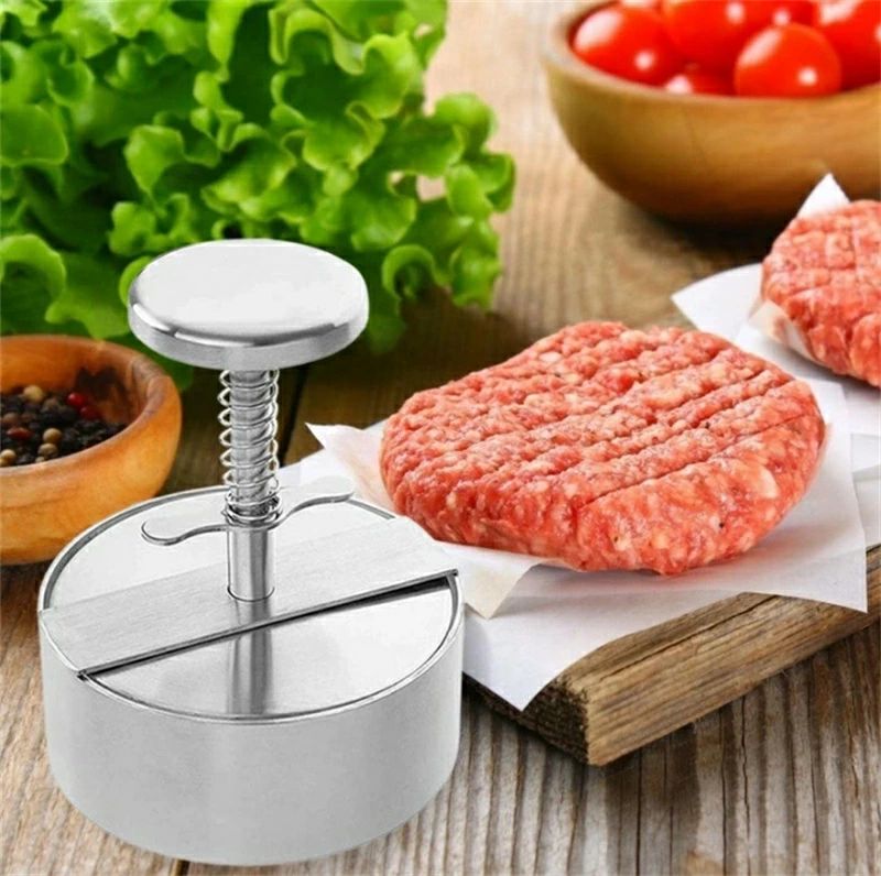 ステンレス鋼製 ミートプレス パティ作り 調理器具 キッチン用品