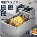 6L 110V 揚げ物機 串揚げ 電気 小型 卓上 業務用小型フライヤー 揚げ物 電気フライヤー 揚げ物 家庭用/業務用 フライヤー