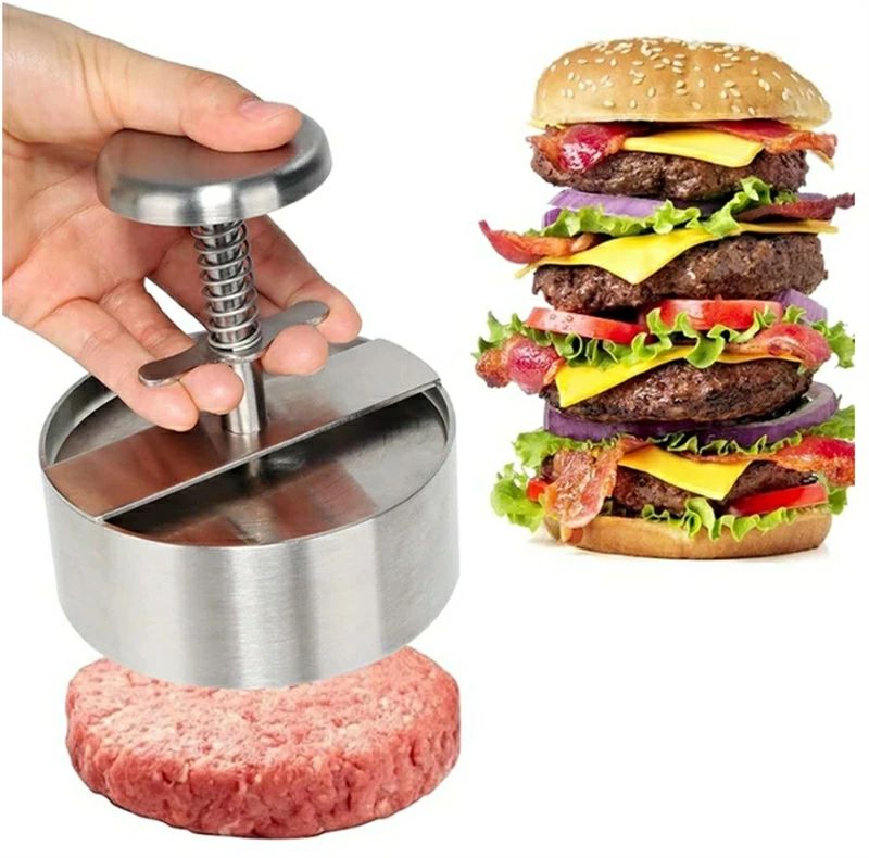 パティ作り ミートプレス ステンレス鋼製 ハンバーガーメーカー 肉プレス