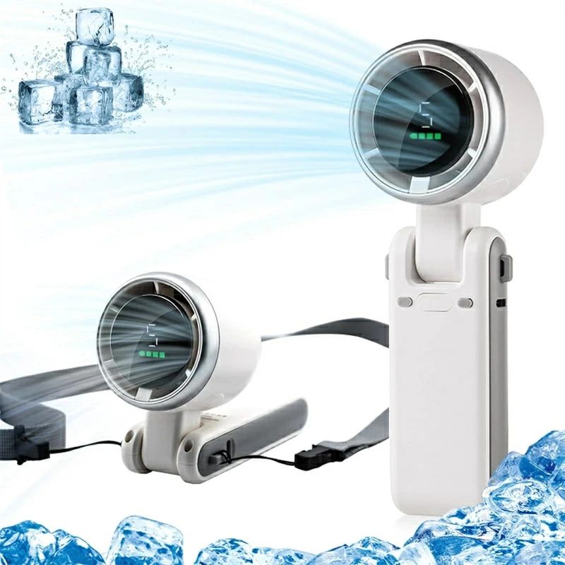 折り畳み式ハンディ扇風機 【2024新登場? 高速強力ファン 】ハンディファン 高速ファン 強力ファン 首..