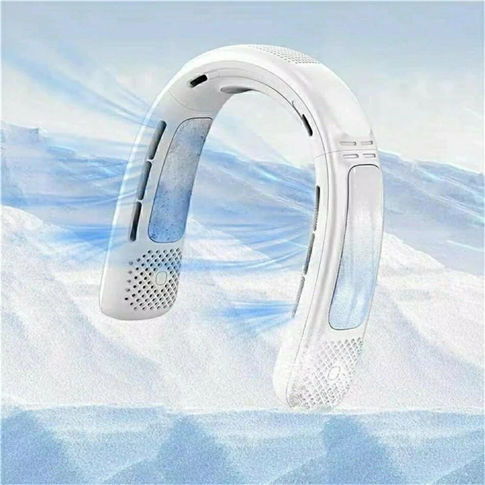 ネック クーラー 【2024 新登場冷却技術?夏日限定 特別記念】ネッククーラー 冷却プレート 首掛け扇風機 【10000mAh ?