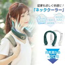 360°送風 瞬間強力冷却 首かけ扇風機 首掛け扇風機 扇風機 4000mAh 冷却プレート付 冷却