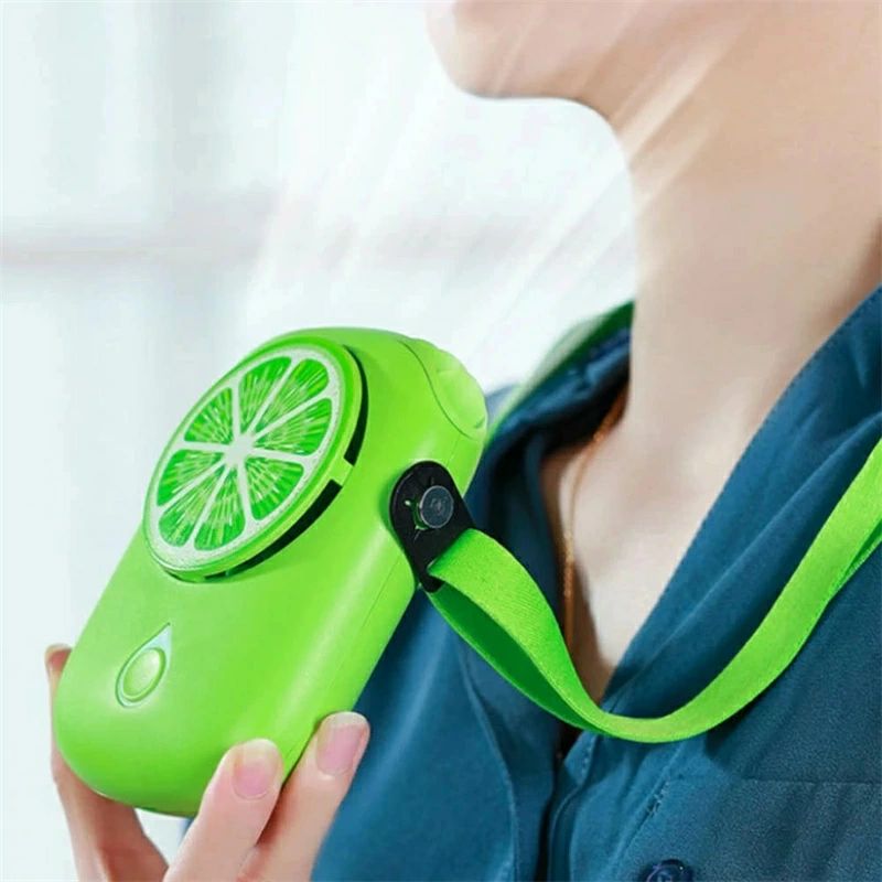 車 子供 学校 会社 オフィス 携帯便利 風量3段階調節 USB充電式 ハンズフリー扇風機 ポータブルファン