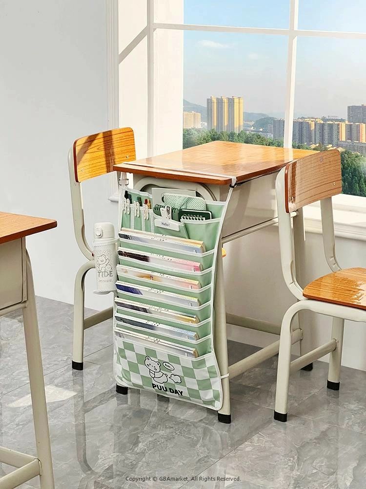 机 つくえ デスク用 書類収納 中学校 高校生 書房 大容量 スリム 八段 漫画 雑誌 文具 水筒 ペットボト..