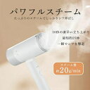 スチーム 衣類スチーマー スチームアイロン ハンディスチーマー 強力 シワ伸ばし 水漏れ防止 1台2役 除菌消臭 2段階