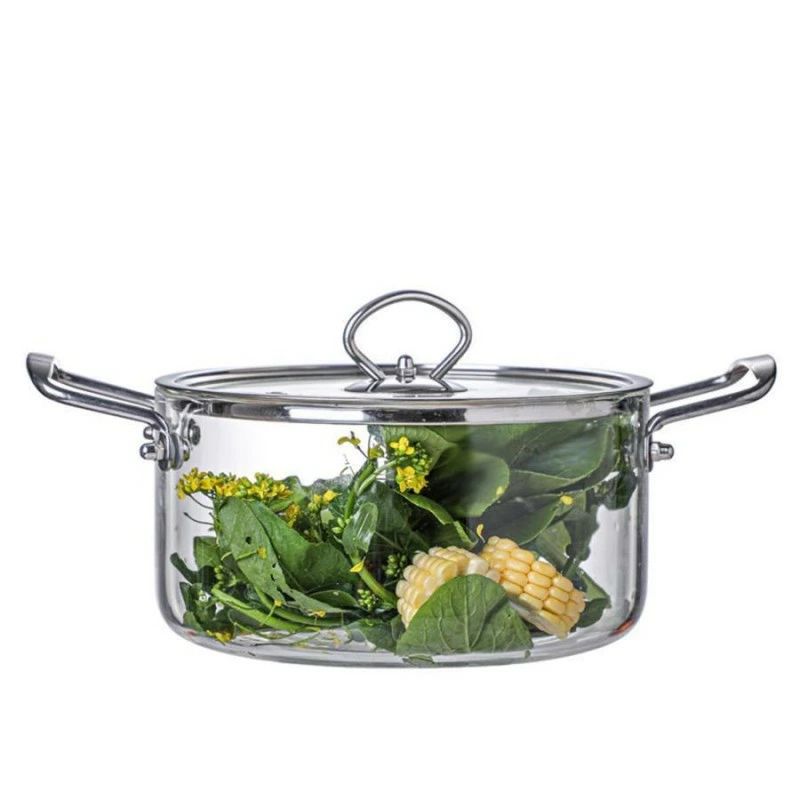 耐久性のある硬質ガラスで、シンプルでスタイリッシュで、丈夫で耐久性があり 実用 便利 ガラス調理器具 IH対応オール熱源対応