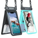 携帯電話ア ダブルポケット ウォーターパークIPX8 潜水 サーフィン ビーチ スキー アウトドア キャンプ 釣り バイク 自転車 きめ